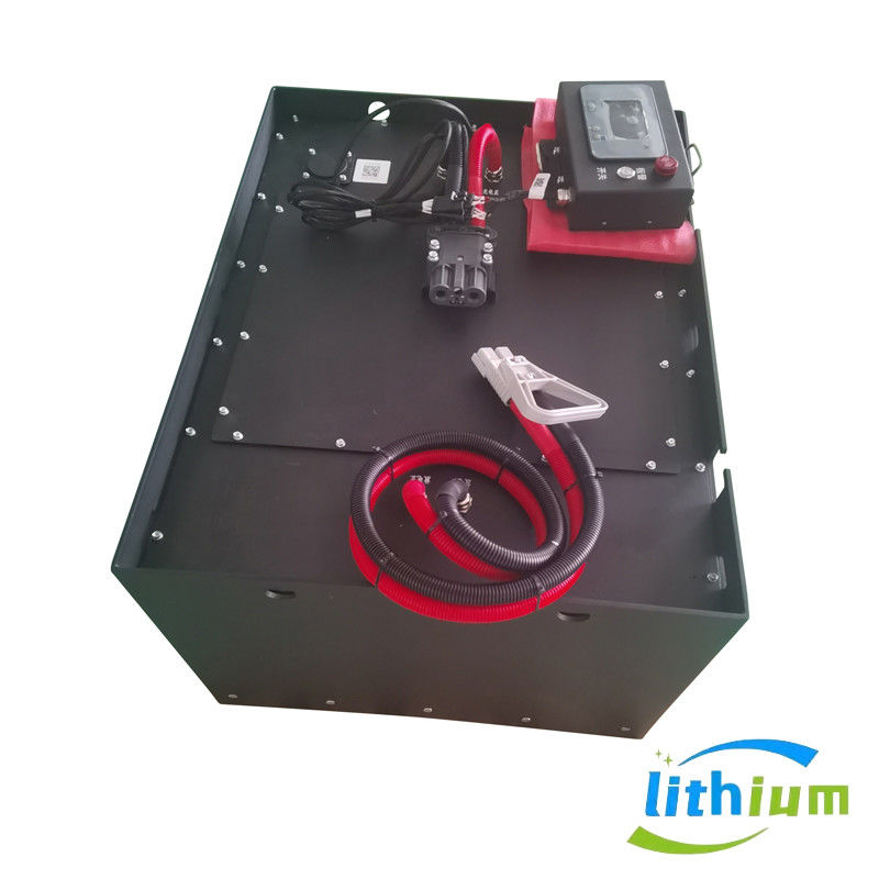 51.2V 346ah Lityum Demir Forklift Bataryası Batarya Depolama Batarya Şarj cihazı 830X630X465mm