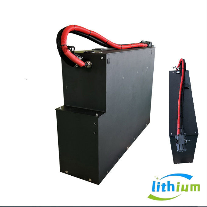 Siyah 404Ah Elektrikli Forklift Bataryası Hızlı 2-4 Saat Şarj için Ultra-Şarj