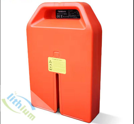 Şarj edilebilir Özel Lityum LFP Li-ion 24V 36AH elektrikli palet forklift bataryası
